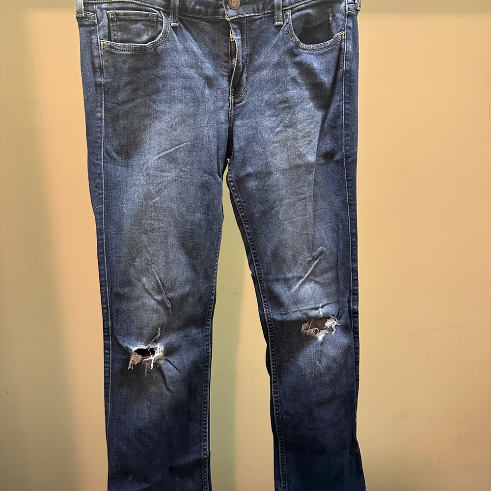 Hollister Distressed Bootcut Jeans